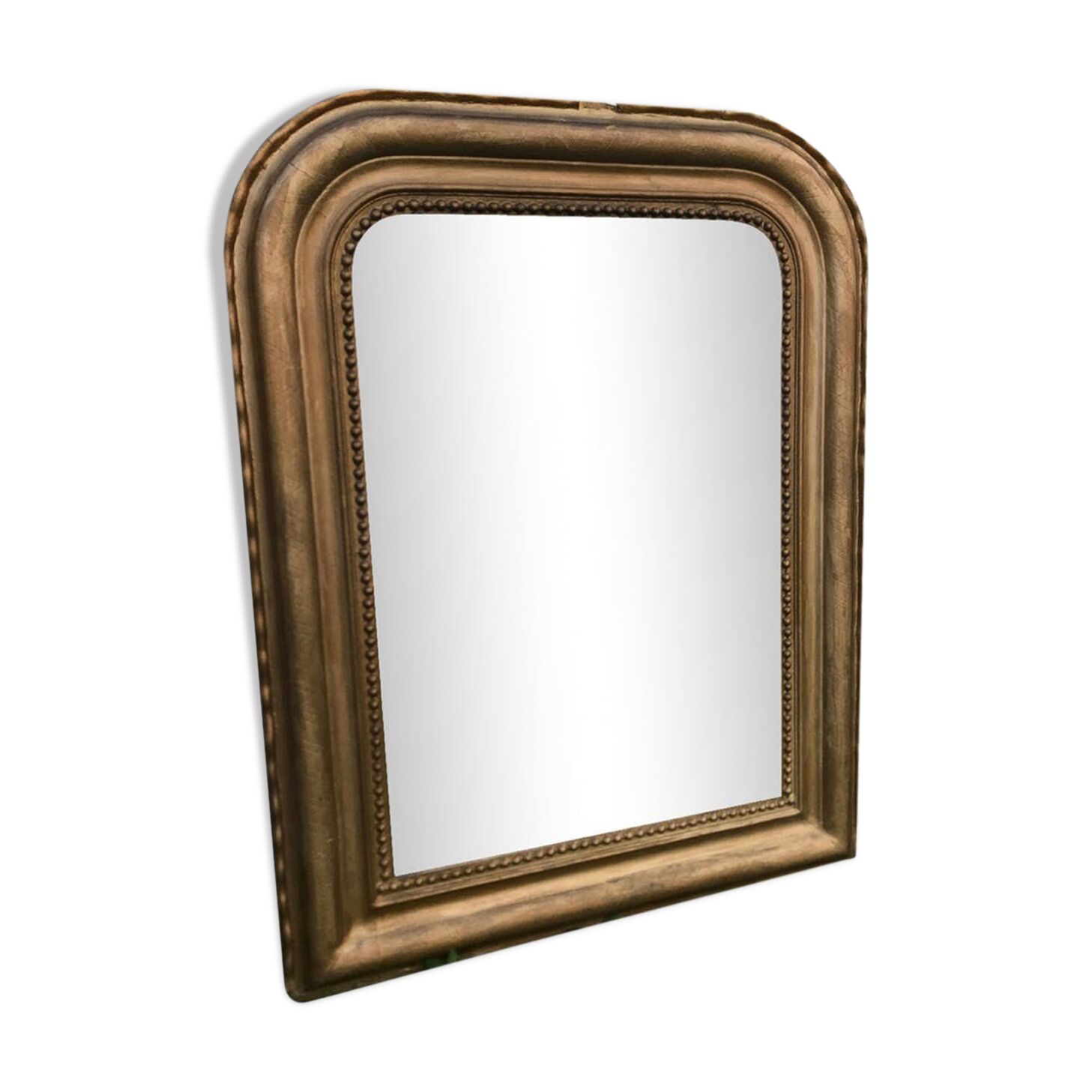 Miroir ancien doré 63x49cm