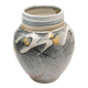 Glazed ceramic vase signed