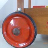 Wooden trolley