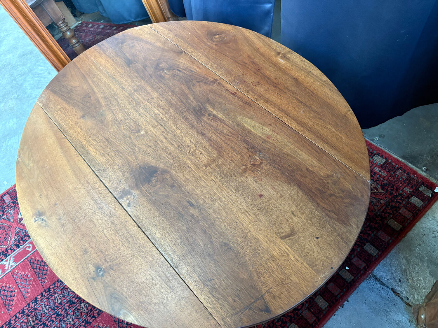 Table basse ovale à rabats