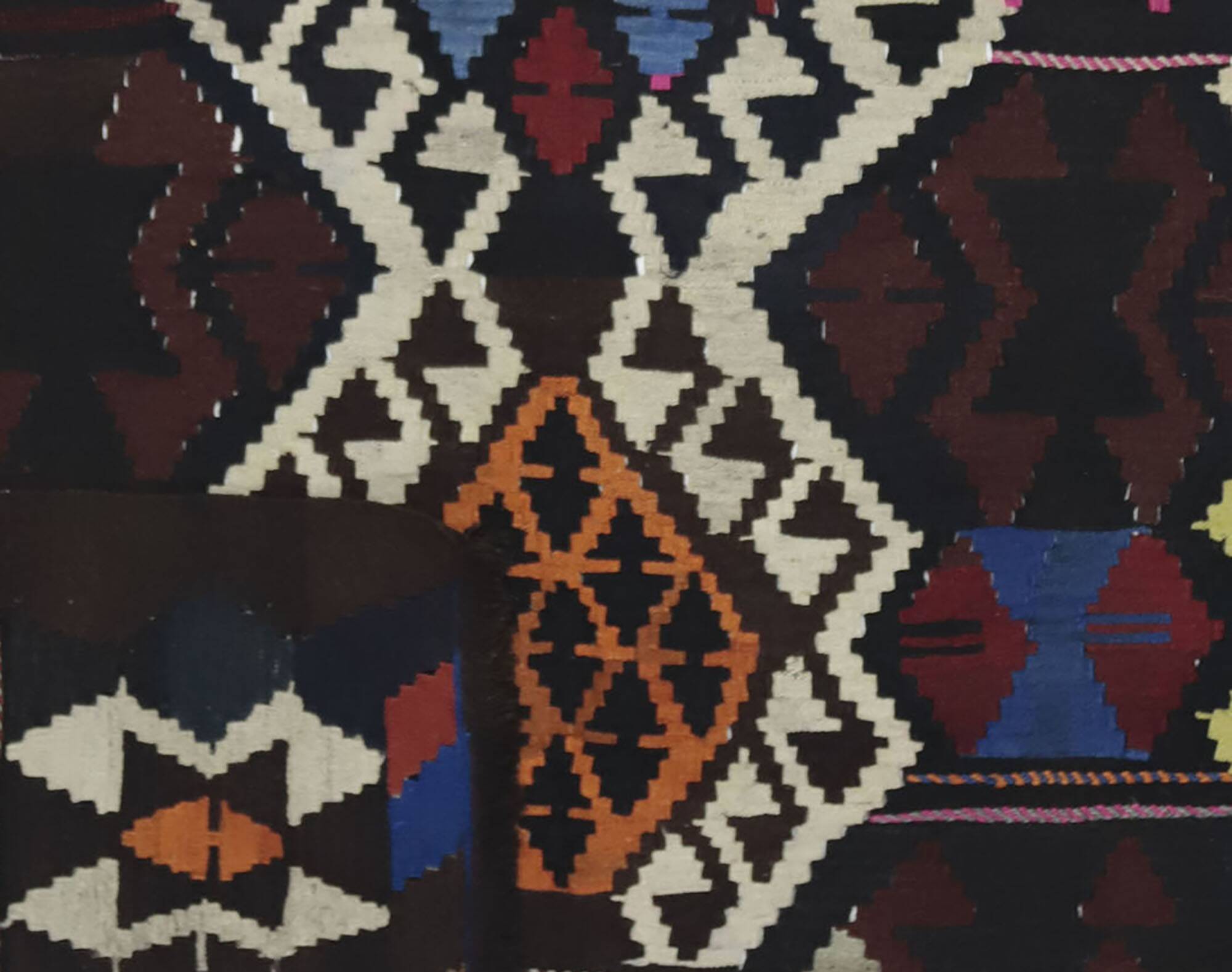 Turkish Kilim Yuruk Vintage 172x245 cm Geometric Motifs