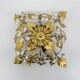 Mid-century design banci style ceiling lamp crystal flower , 1970sMid-centu