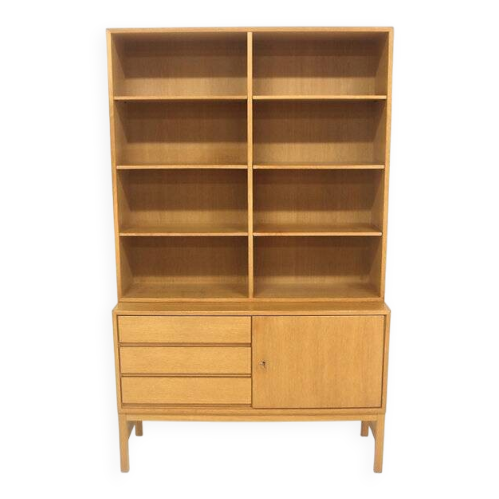 Scandinavian oak library "MTP", Marian Grabinski, IKEA, Sweden