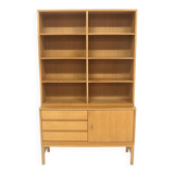 Scandinavian oak library "MTP", Marian Grabinski, IKEA, Sweden