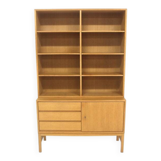 Scandinavian oak library "MTP", Marian Grabinski, IKEA, Sweden