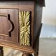 Pair of Louis XVI style bedside tables – gilt bronze details