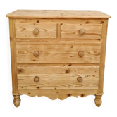 Sandblasted chest of drawers