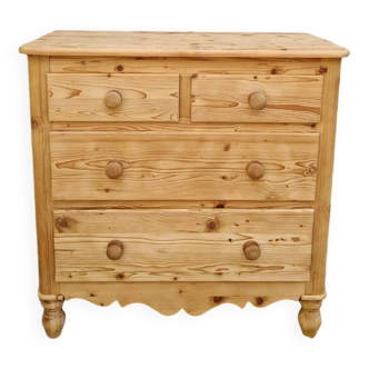 Sandblasted chest of drawers