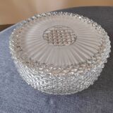 Large round glass ceiling light