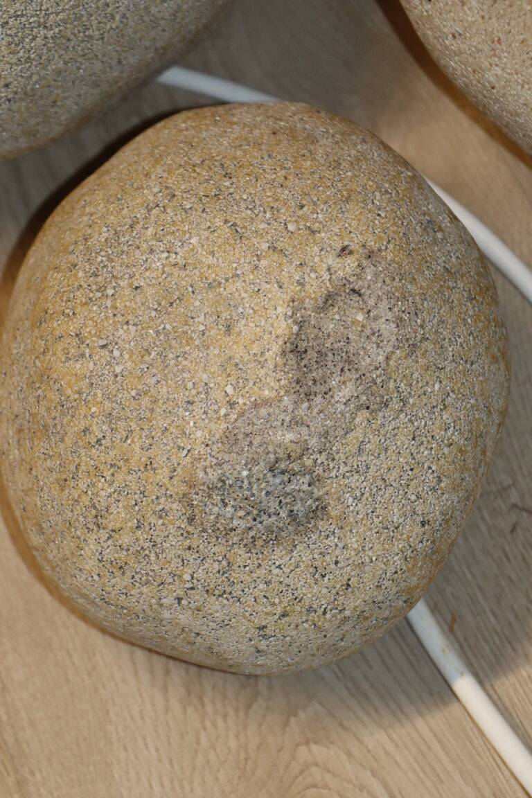 Set of 4 “Dora” model rock lamps by André Cazenave for Atelier A, 1960