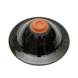 Hand-painted glazed earthenware cup