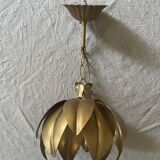 Metal flower chandelier