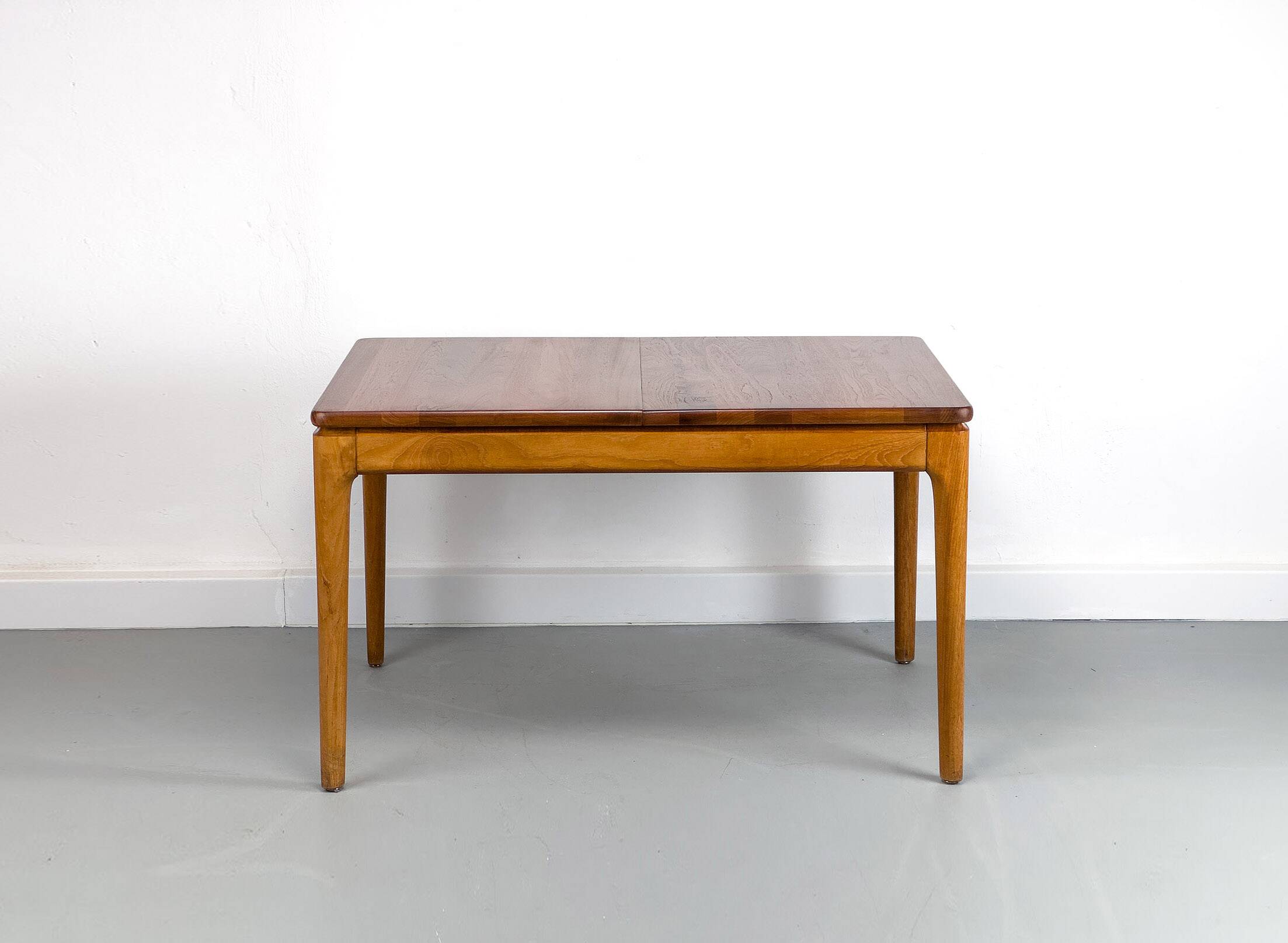 Danish Extendable Solid Teak Dining Table by Glostrup, 1970s
