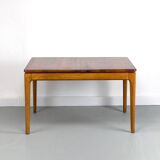 Danish Extendable Solid Teak Dining Table by Glostrup, 1970s