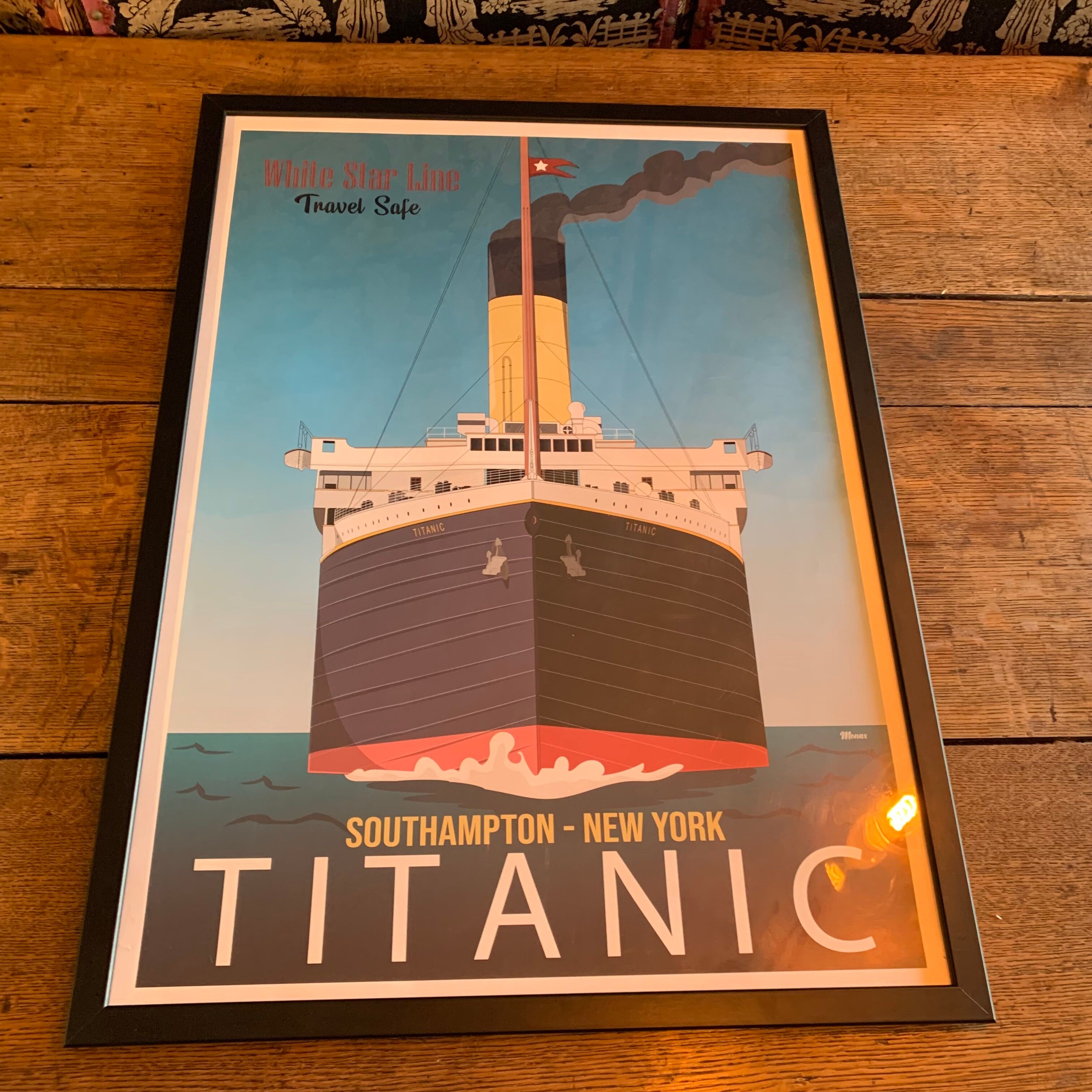 Poster du Titanic et de la White Star Line
