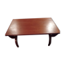Mahogany veneer coffee table