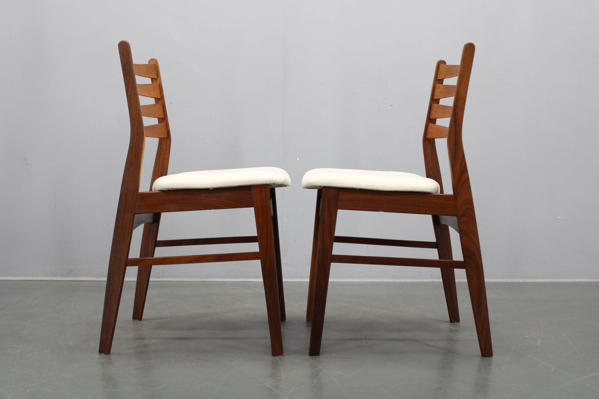 Set of six Danish mid-century teak dining chairs, Denmark, 1960s