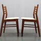 Set of six Danish mid-century teak dining chairs, Denmark, 1960s