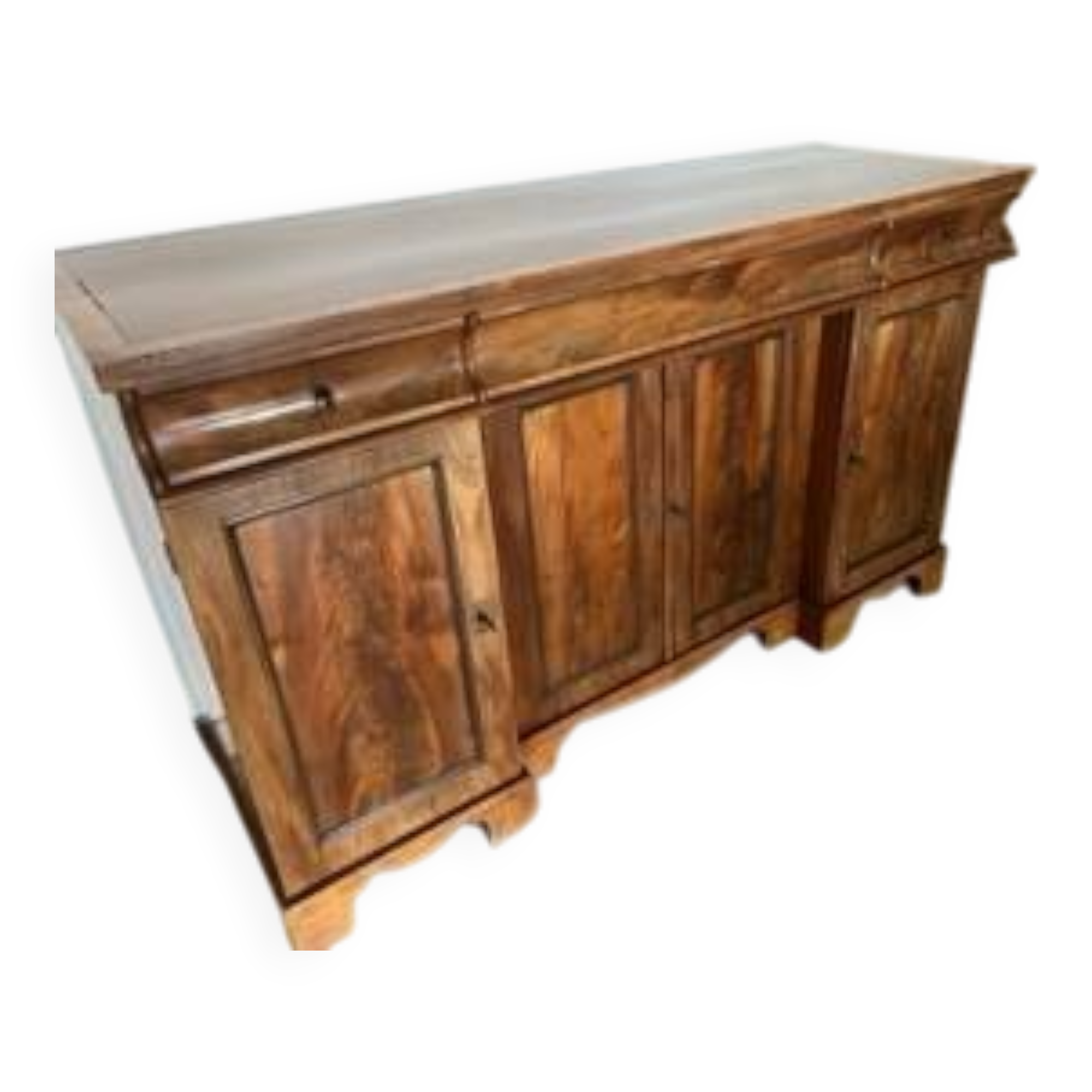 Old solid wood buffet