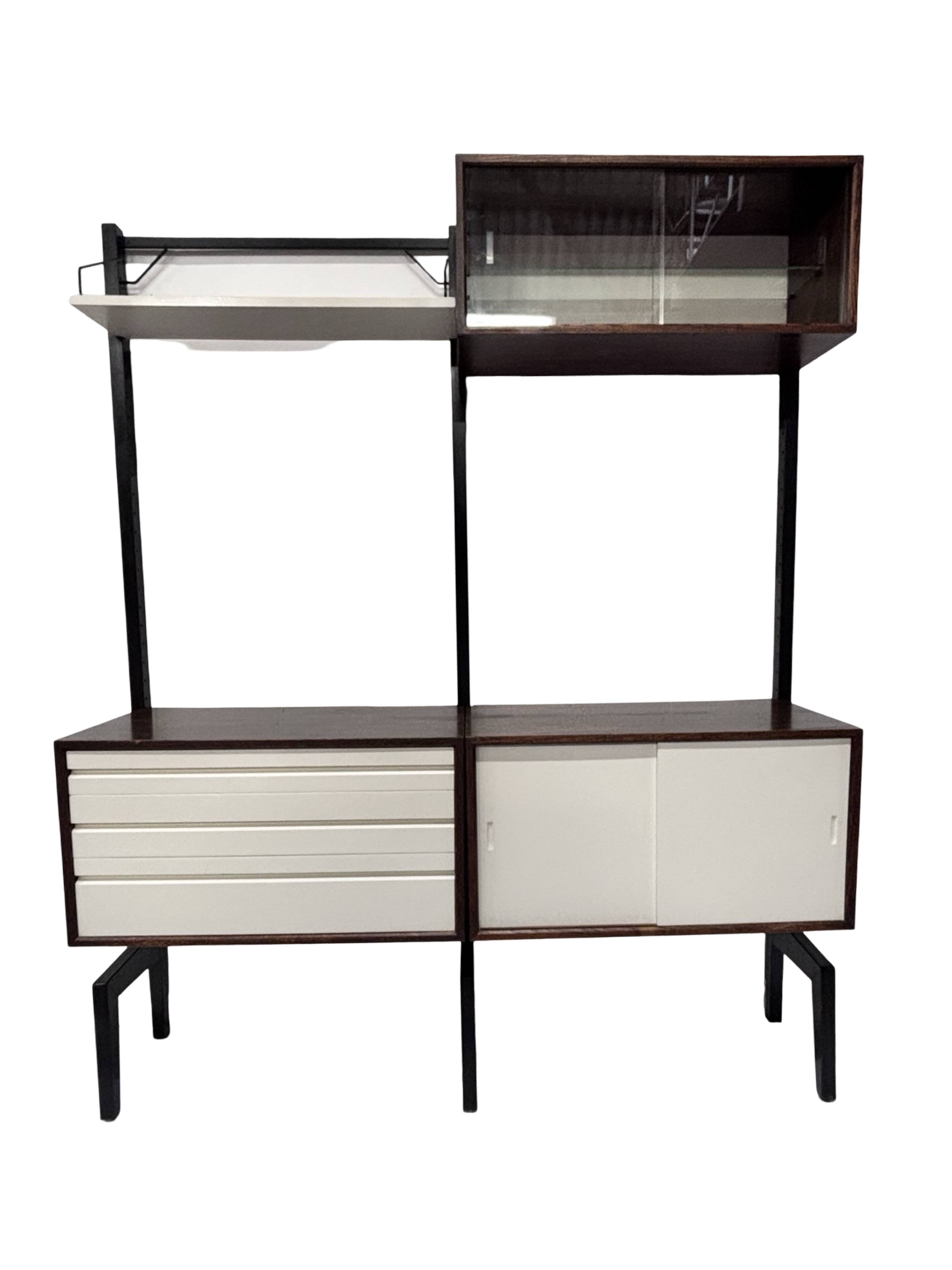 Vintage Poul Cadovius Royal System Wall System Freestanding