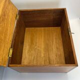 Jugendstil / Art Nouveau Box in Partly Ebonized Solid Oak, Austria, 1900