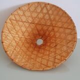 Wicker lampshade
