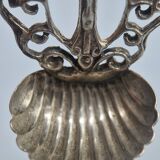 Cuillère coquille en argent 800 religieuse Italie Padoue années 1950