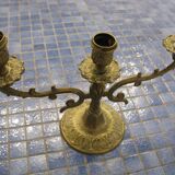 Chandelier baroque en laiton