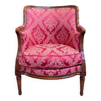 Fauteuil - Bergère gondole Louis XVI