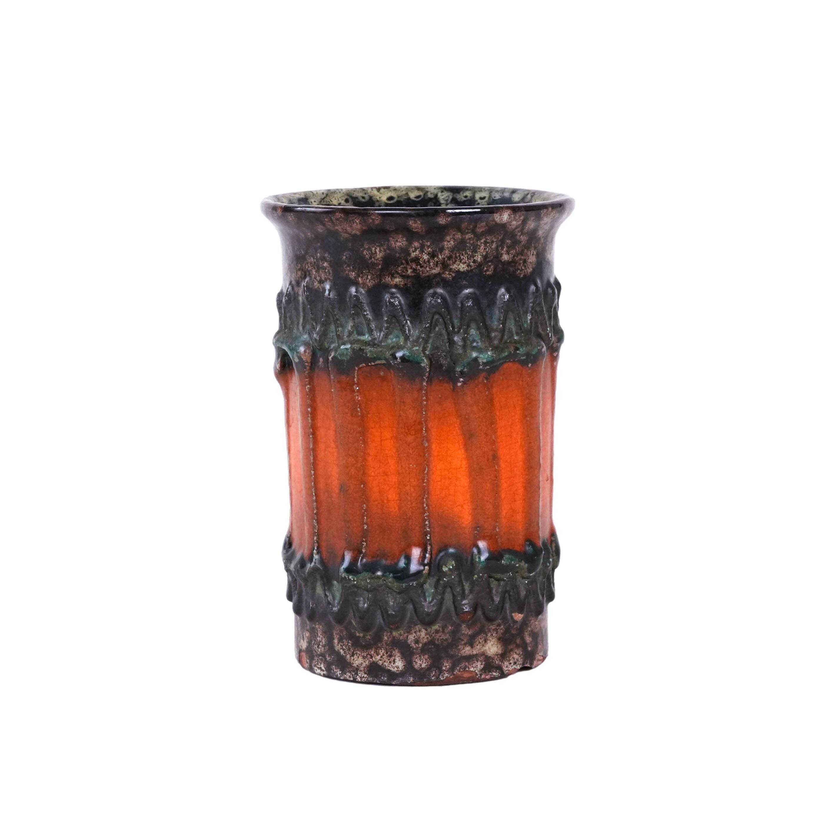 Vase en céramique, design allemand, années 1960, fabriqué en Allemagne