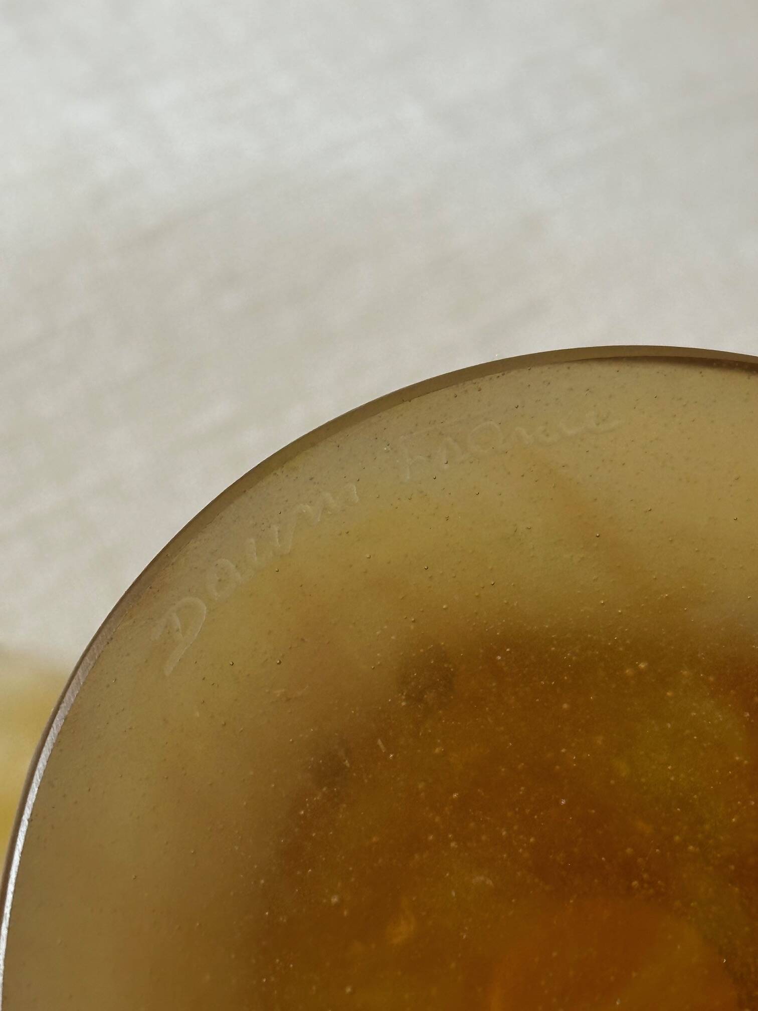 Daum glass paste vase