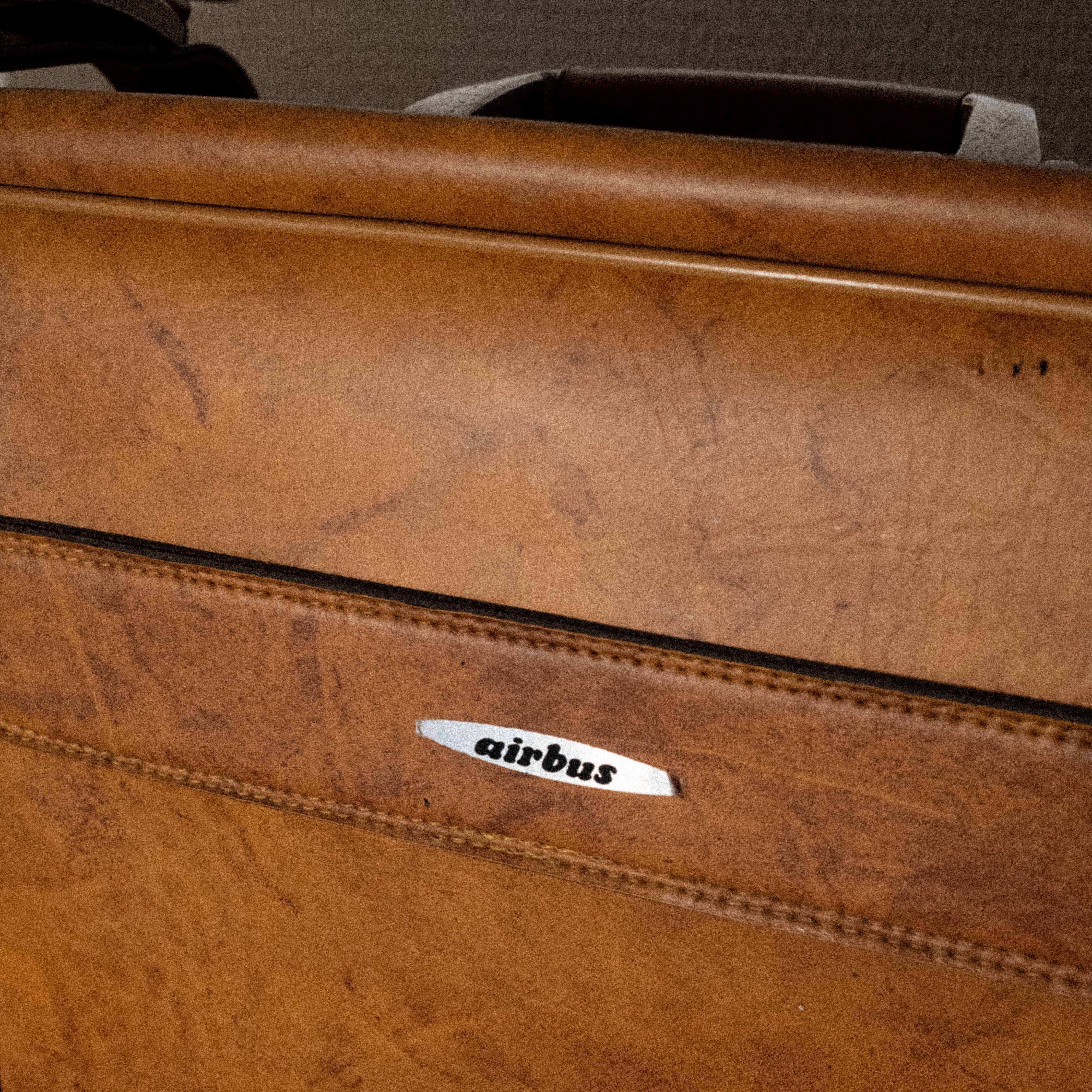 Brown soft suitcase