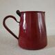 Enamelled sheet milk jug