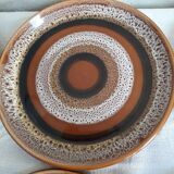 Plates Sarreguemines model "hawaii"