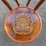 Thonet bistro chair N°18 art nouveau wood seat, production 1925