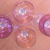 Verres à liqueur en verre soufflé