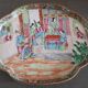 Polylobed oval dish in Cantonese porcelain - 19th century
