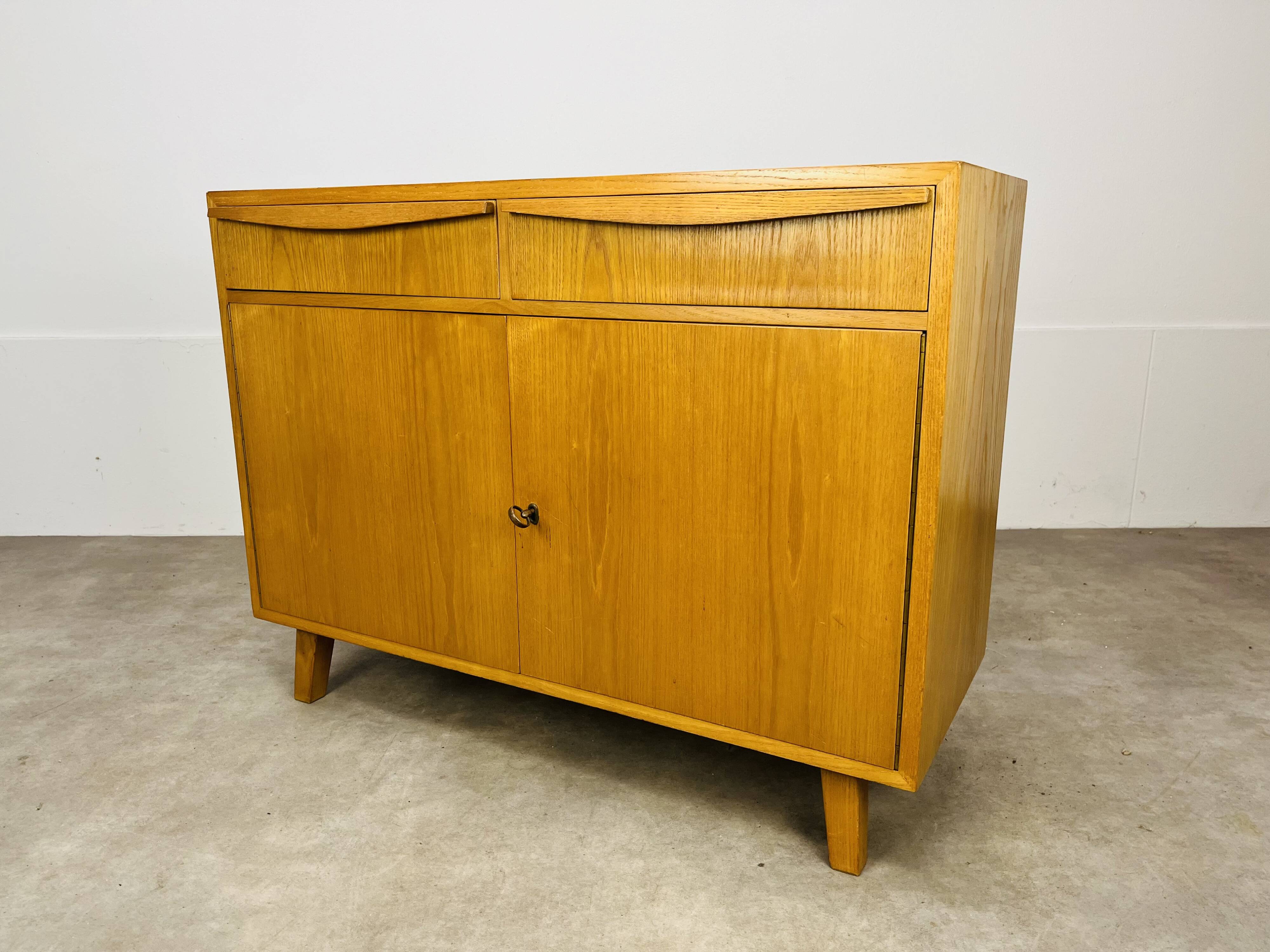 Vintage chest of drawers in Scandinavian style blond wood by Victoria Möbel Switzerland