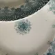 6 flat plates in earthenware from HB Choisy-le-Roi "Henriette"