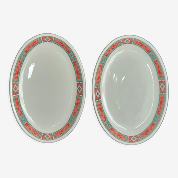 Villeroy & and Boch Rialto - set of 2 oval small flat raviers