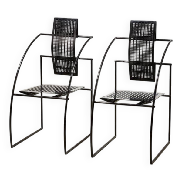 Chaises Quinta de Mario Botta pour Alias Italie 1986
