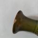 Small glazed vase with raised floral decoration