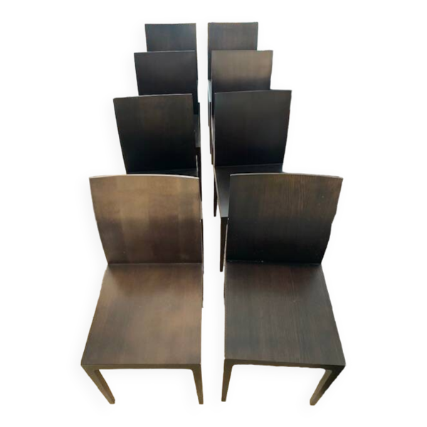 1 lot de 8 chaises Anna Crassevig