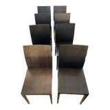 1 set of 8 Anna Crassevig chairs