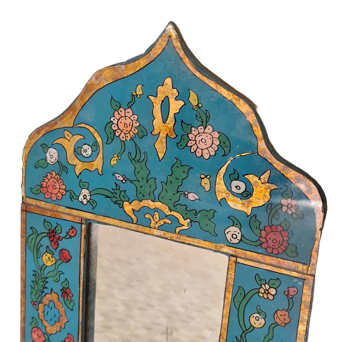 Vintage hand painted Moroccan Mirror, from the 1960s/70s