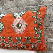 Vintage Berber Kilim cushion cover: Moroccan wool cushion