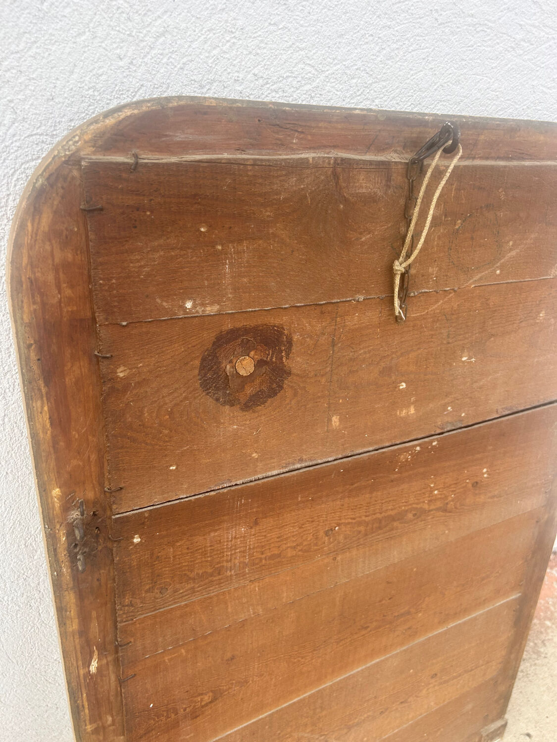 Louis-Philippe 19th century silvered wood mirror