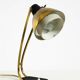 Rare large Mid Century Modern brass table lamp with beautiful patina
