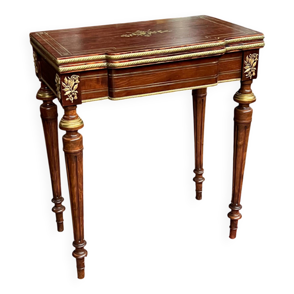 Console - table de jeu de style Napoléon III.