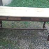 19th century farm table.